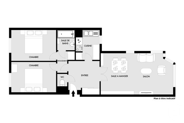 Appartement F3 à vendre - 3 pièces - 63.0 m2 - PARIS - 75020 - ILE-DE-FRANCE - Century 21 Saint-Fargeau