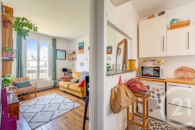 Appartement F2 à vendre - 2 pièces - 34.5 m2 - PARIS - 75020 - ILE-DE-FRANCE - Century 21 Saint-Fargeau