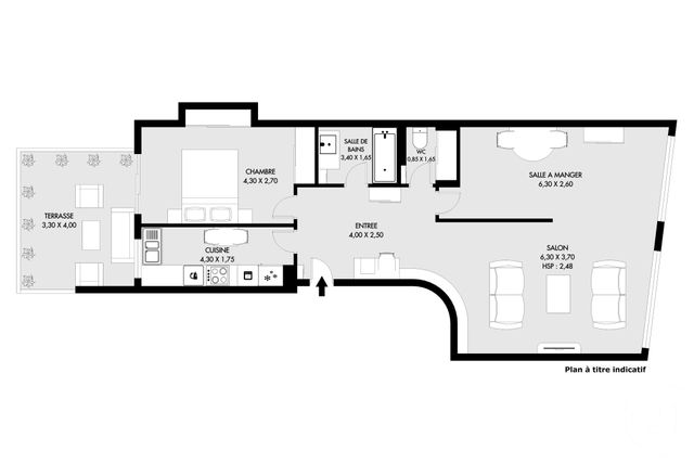 Afficher la photo en grand Appartement F3 à vendre - 3 pièces - 73.42 m2 - PARIS - 75020 - ILE-DE-FRANCE - Century 21 Saint-Fargeau